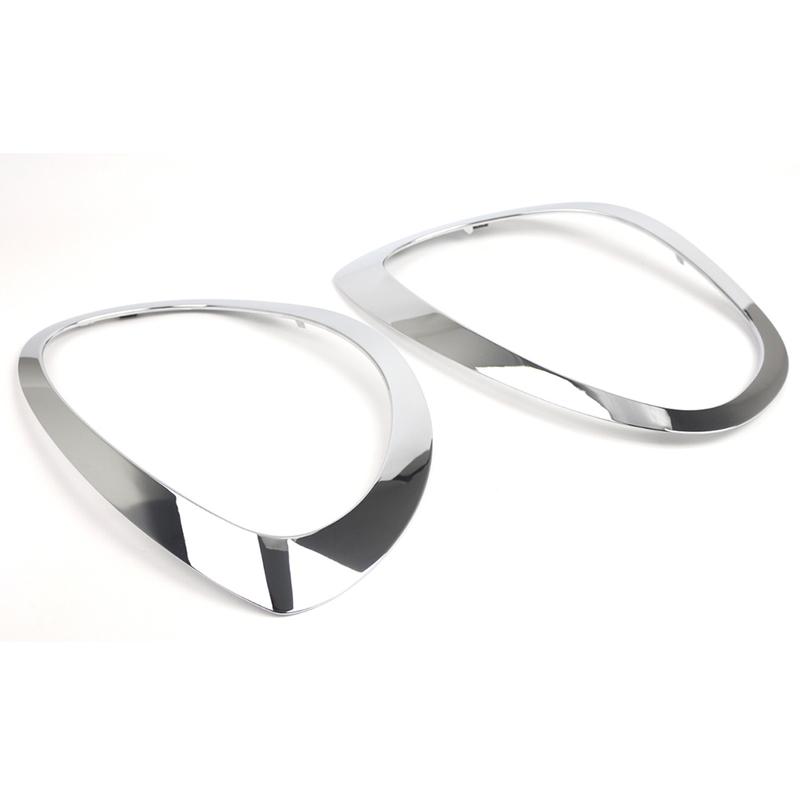 For Mini Countryman F60 F61 Car Headlight Bezel Ring Trim For Mini Cooper 17-23 51137388117 51137388118 Car Exterior Parts