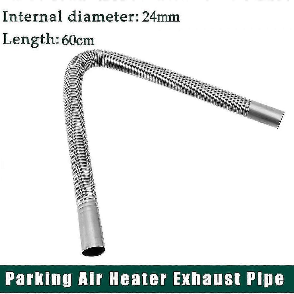 24mm Stainless Steel Exhaust Pipe For Car Parking Air Heater Tank Diesel Gas Vent Hose