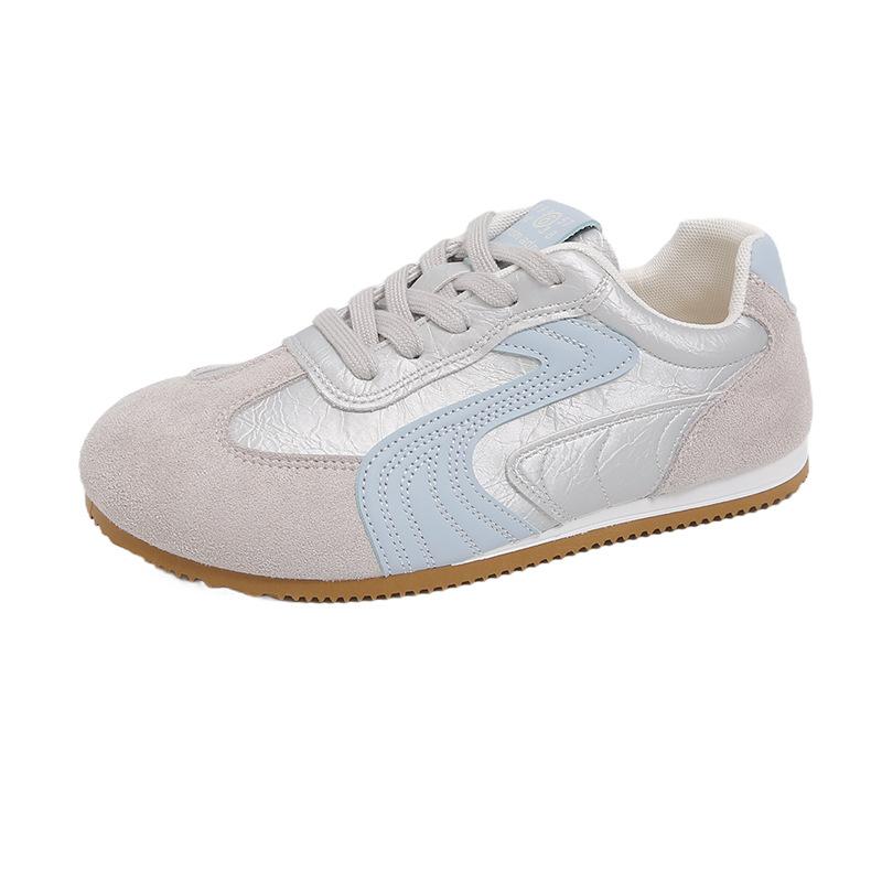 Casual design sense of moral training shoes women's 2025 summer new fashion versatile comfortable soft sole lightweight non-slip white shoes