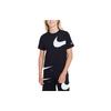 (GS) Logo Printing Sports Round Neck Short Sleeve Boy Black T-Shirt Kids' DJ6616-010