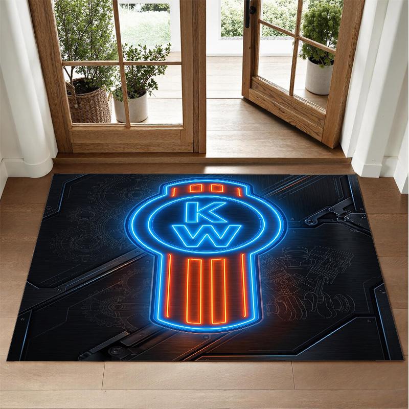 Kenworth Design Crystal Velvet Rug Soft Decorative Mat for Bedroom Entrance