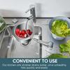 Stainless Steel Swan-Shaped Sink Strainer Basket Hanging Kitchen Drain Rack & Garbage Filter Swan Rust-Resistant Metal Strainer