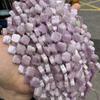 Lepidolite Four-Leaf Clover & Axinite Apatite Beaded Bracelet/Necklace DIY Spacer Beads