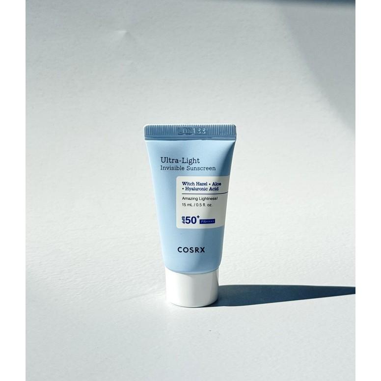COSRX Ultra-Light Invisible Sunscreen 15ml, 50ml 15mL