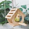 Bird House For Outside Birdhouse Nest Outdoor Bird Box Wood Bird Nests Hangings Birdhouse Breeding Box Bird Cage For Balcony