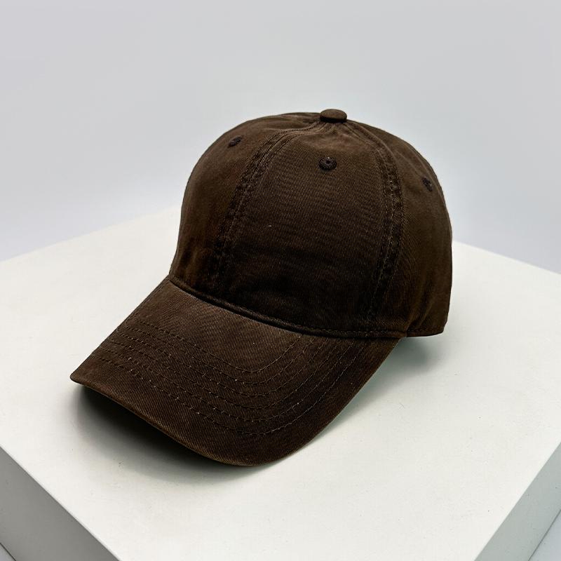 New Unisex Korean Solid Simple Baseball Hats Breathable Casual Sunshade Outdoor Peaked Caps Versatile Retro Fashion High-Quality