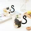 250ML Cute Cat Heat-resistant Glass Coffee Mug Drinking Water Milk Tea Beverage Cup Cartoon Juice Cups Gift Home Office Supplies