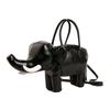 Creative Elephant Shape Mini Shoulder Bag Women PU Leather Crossbody With Zip Internal Pockets