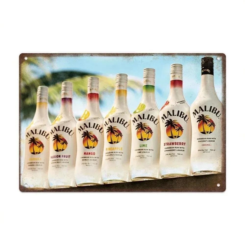 Vintage HAVANA CLUB,JAMESON,Značka Piva Kovový Plechový Znak Dekorativní Tabule Pro Klub Mužskou Jeskyni Bar Dílnu Hospodu Hotel Kavárnu Nástěnná Dekorace