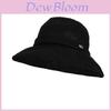 Chapeau à large bord Protection Solaire Pour Femmes Été Élégant Pliable Polyester Chapeau de Soleil
