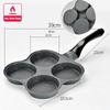 Nonstick Pan With Four Holes Flat Bottom Suitable For Home Cooking