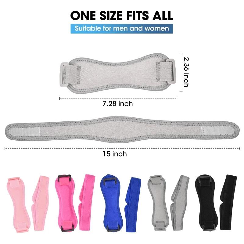Breathable Shock Absorption Stabilizer with Silicon Rubber Pad for All of SportsPatella Tendon Knee Strap for Pain Relief