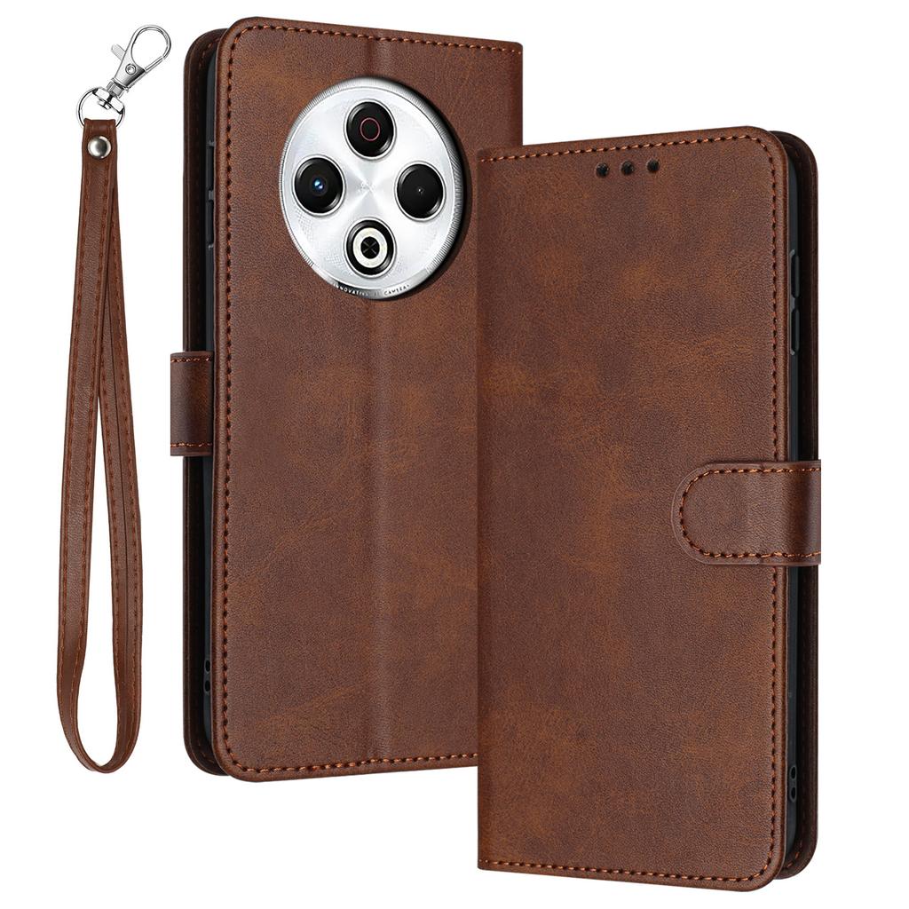 For TECNO Spark 30 4G Case Flip Stand PU Leather Wallet Phone Cover Calf Texture