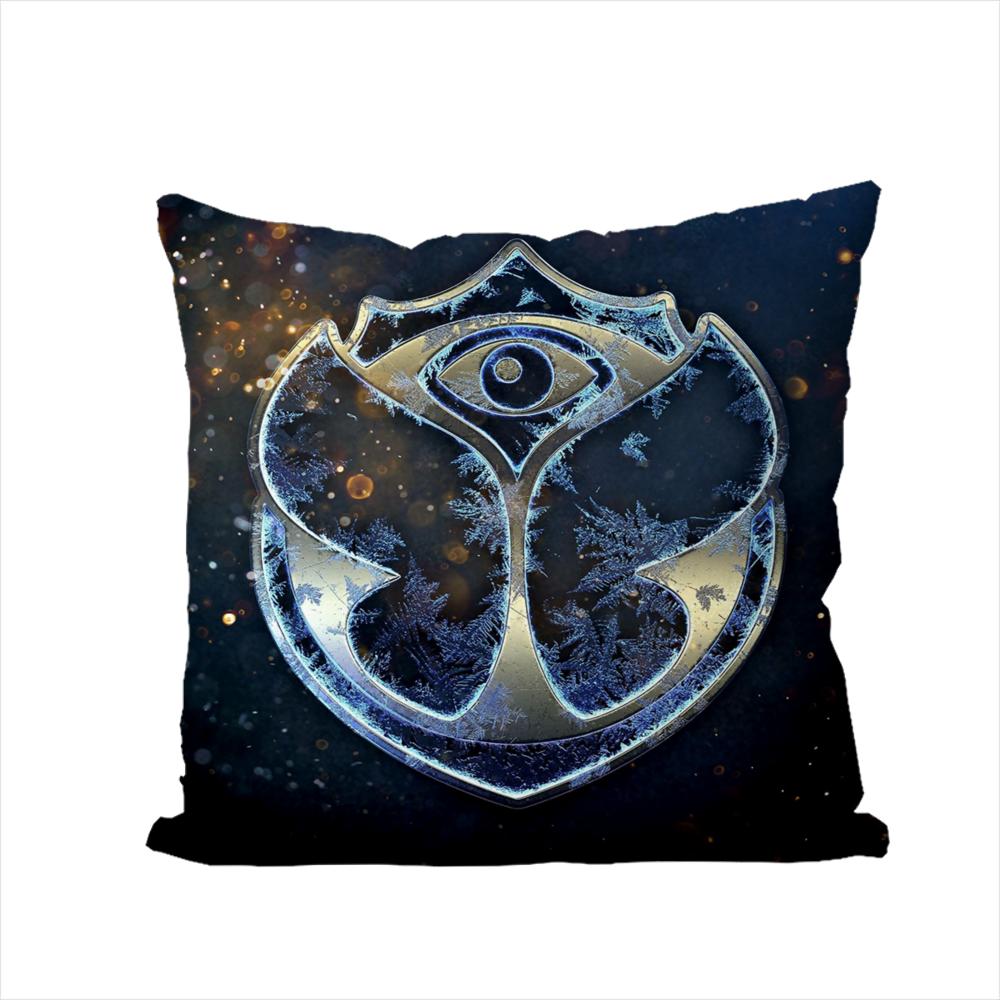 

TOMORROWLAND Music Festival Pillow Case For Car Sofa Decorative Home Doublesided Print Plush Square Throw Pillow Cushion Cover 30x30cm