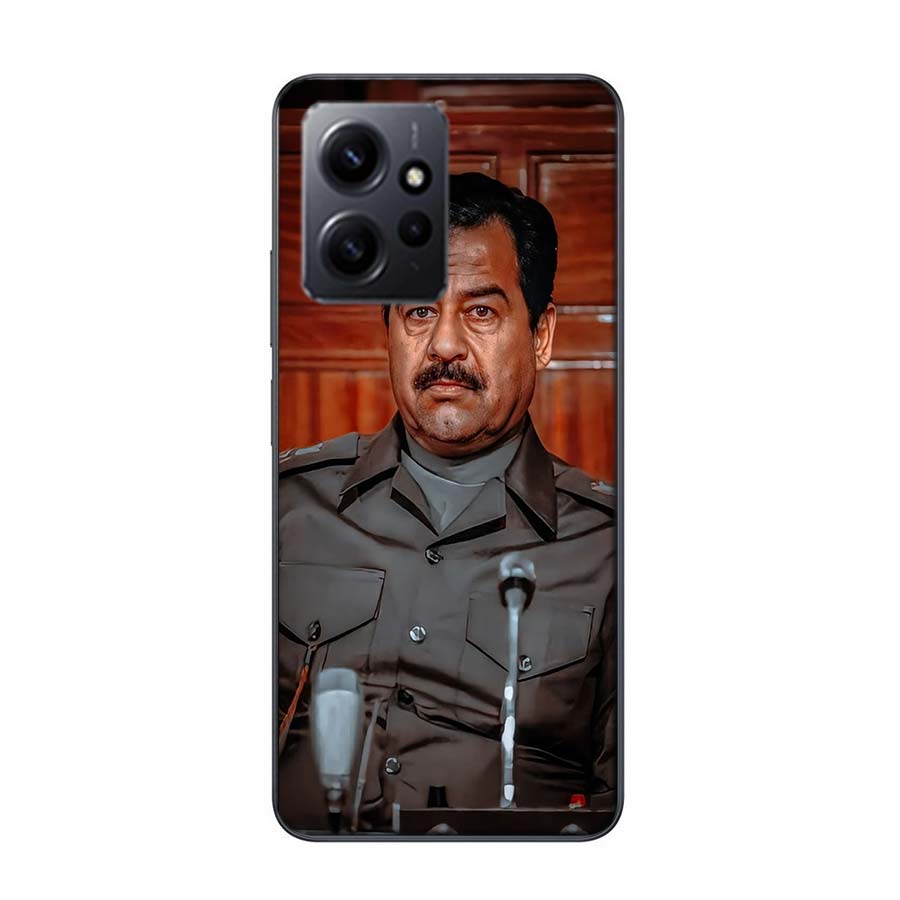 Etui Fashion Saddam Hussein Iraq Arabic Phone Case For Redmi 12 13C 12C 15C 9 10 10C Note 13 Pro Plus 14 15 Pro 9T 9C 9A TPU Sof