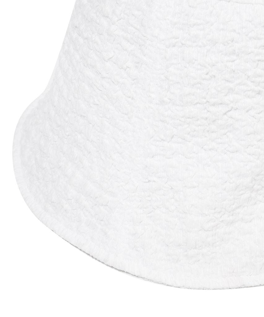 COVERNAT WOMAN Clover Heart Sheer Hat White