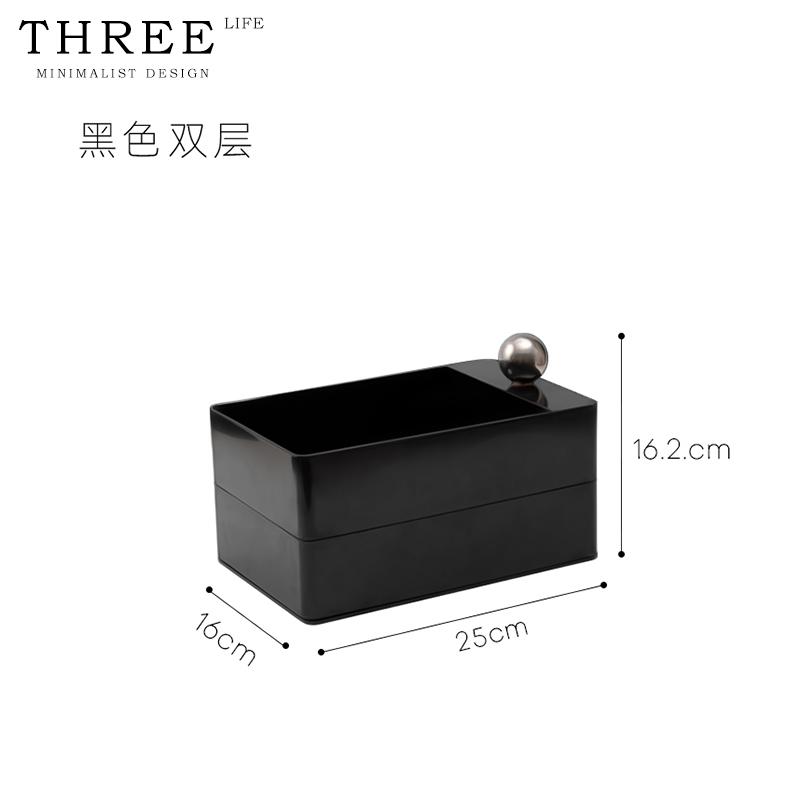 

Rotating Multilayer Organizer, Nordic Desktop Storage Box for Makeup,Spinning Cosmetic Holder for Bathroom, Vintage Style Office