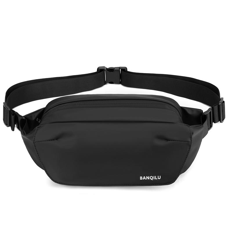 

Мужская нагрудная сумка, водоотталкивающая сумка через плечо, поясная сумка чёрный