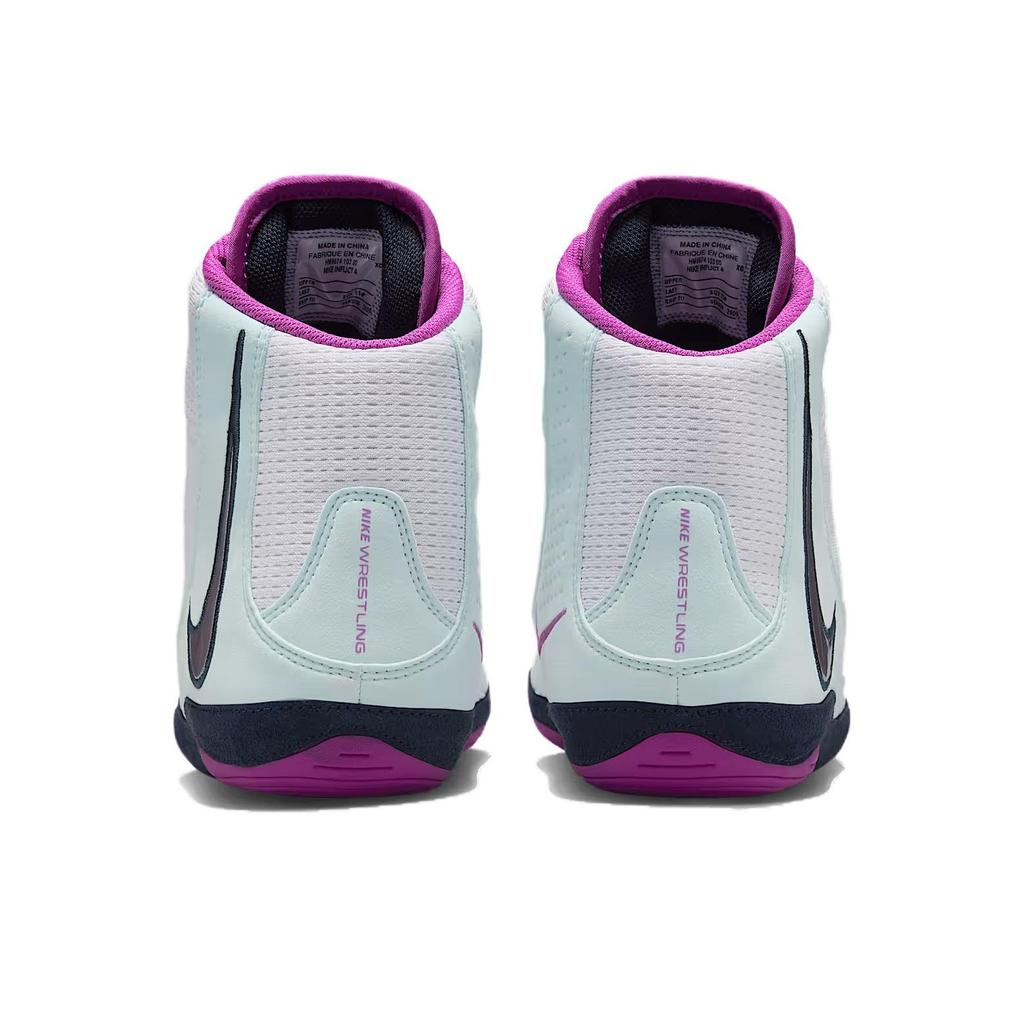 Nike Inflict 4 White Glacier Blue Violet Unisex Sneakers Obsidian Hyper-Violet HM9674-103