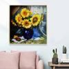 New Arrival 5D DIY Full Circle Diamond Painting "Sunflower" Embroidery Cross Stitch Home Decor Gift