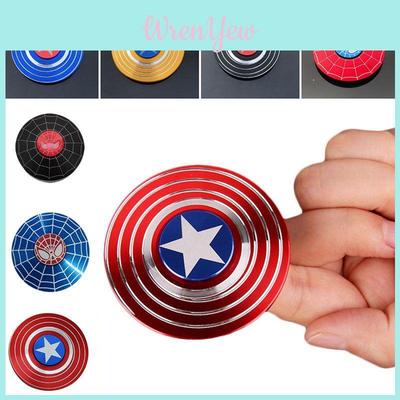 Gyroscope à Gouttelette Captain America en Alliage Élégant Pour Une Décompression et Une Concentration Optimales