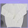 Sweater For Women Long Sleeve Knit With Ruffle Vneck For Street Fashion