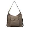 Women's 2026 Large Capacity Canvas Tote - Trendy Student & Commuter Shoulder Bag
