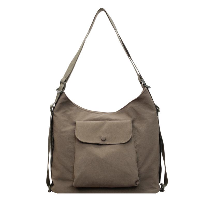 Women's 2026 Large Capacity Canvas Tote - Trendy Student & Commuter Shoulder Bag