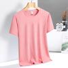 T-shirt Ice Silk Outdoor Quick Drying Short Sleeved Women's Summer Lightweight Round Neck T-shirt