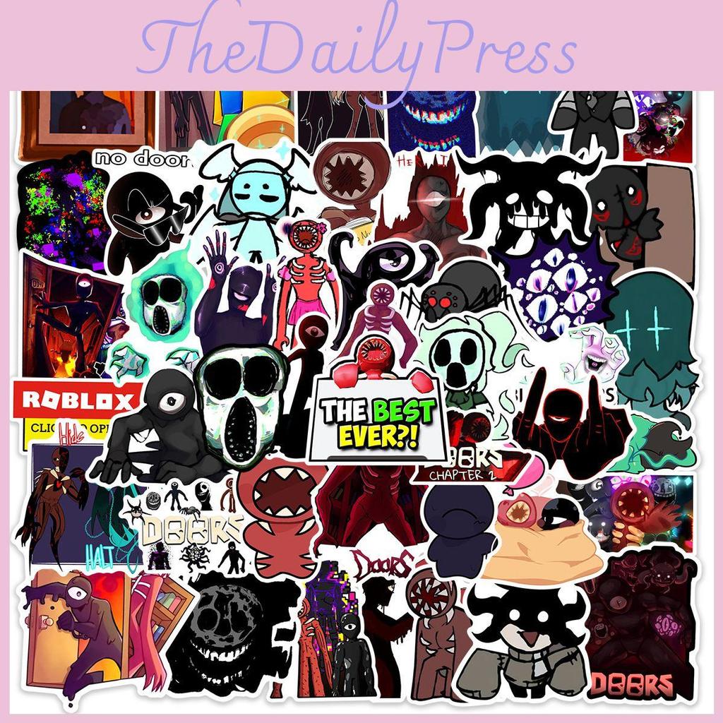 Make Your Gifts Special With Doors Roblox Figure Stickers Set Of 50