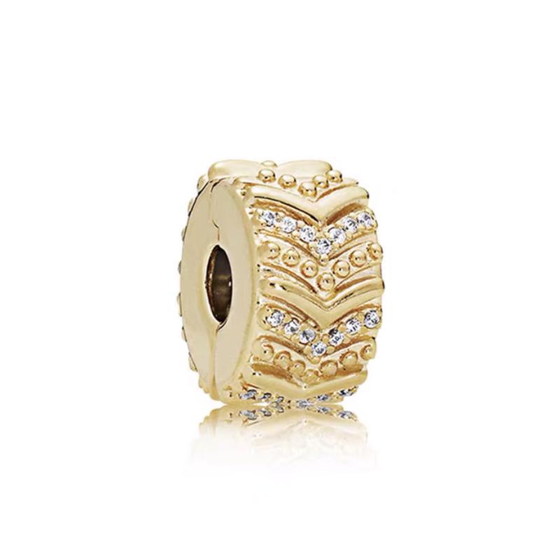 NEW DIY Sparkling Gold-Plating Serise Family Star Flower Cake Charm Bead Fit Silver European Bracelet Jewelry Gift