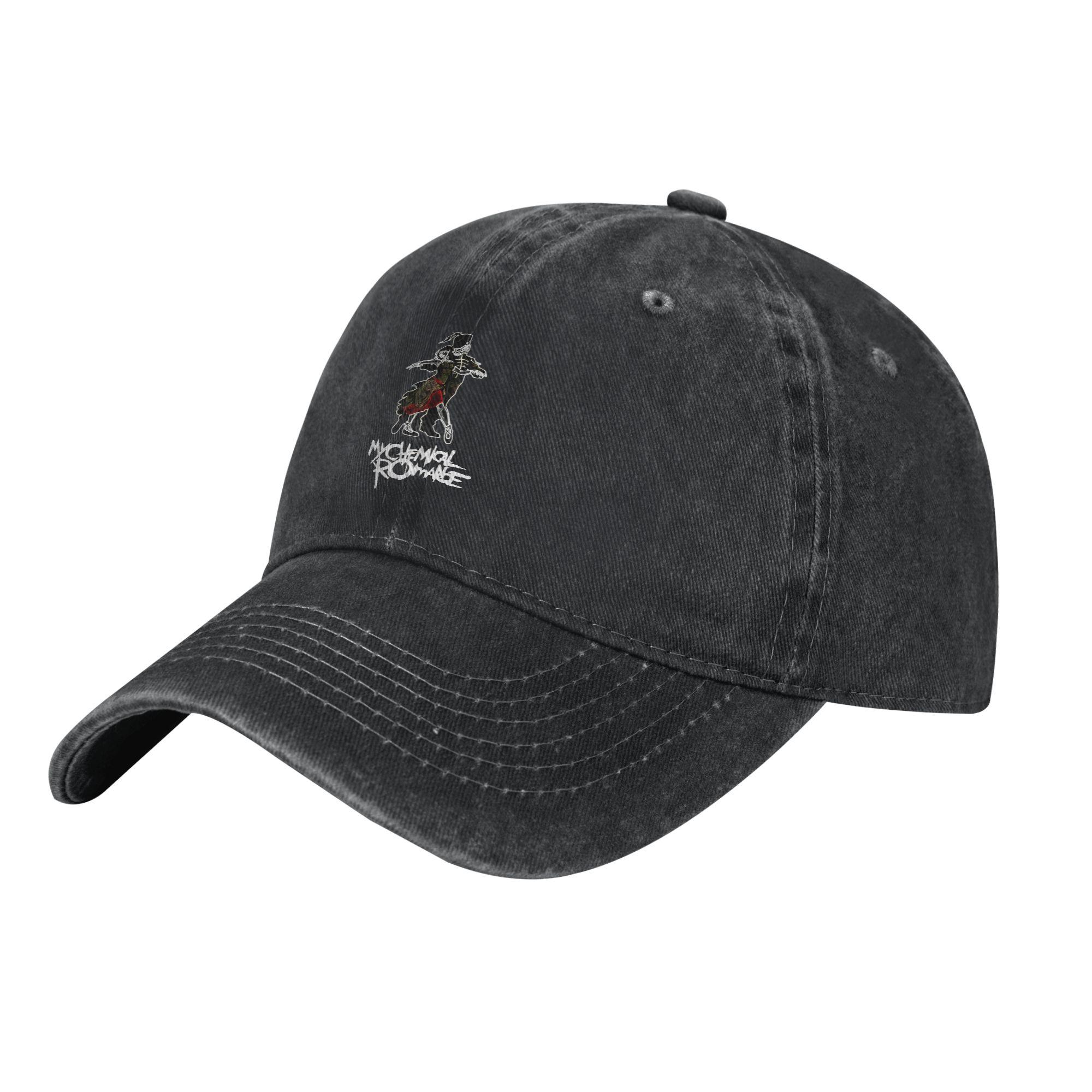 

My Chemical Romance MCR Baseball Caps Vintage Distressed Washed Snapback Hat Unisex Outdoor Workouts Adjustable Fit Caps Hat One Size