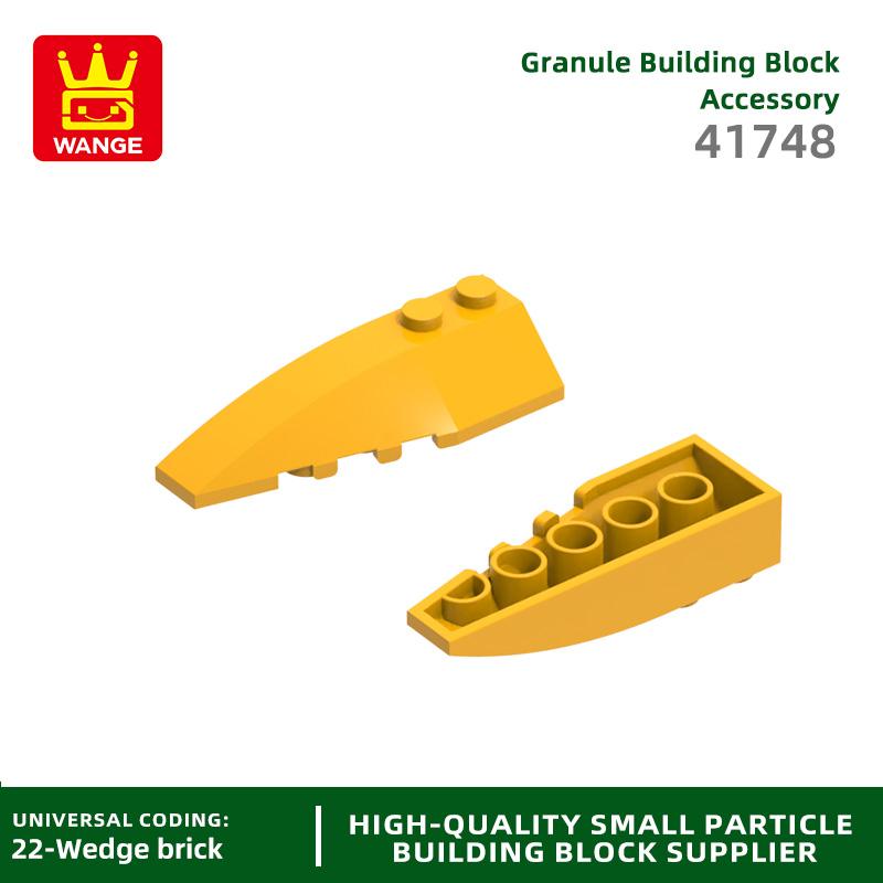 Non-Toxic 47Pcs/Lot 41748 2X6 Left Wedge Building Blocks Moc Accessories Compatible With Bricks Diy Children Toys Assembly Gift Box