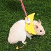 Anti-lost Small Pet Harness Adjustable Strap Safety Buckle Guinea Pig Leash Washable Anti-bite Hamsters Harness Outdoor