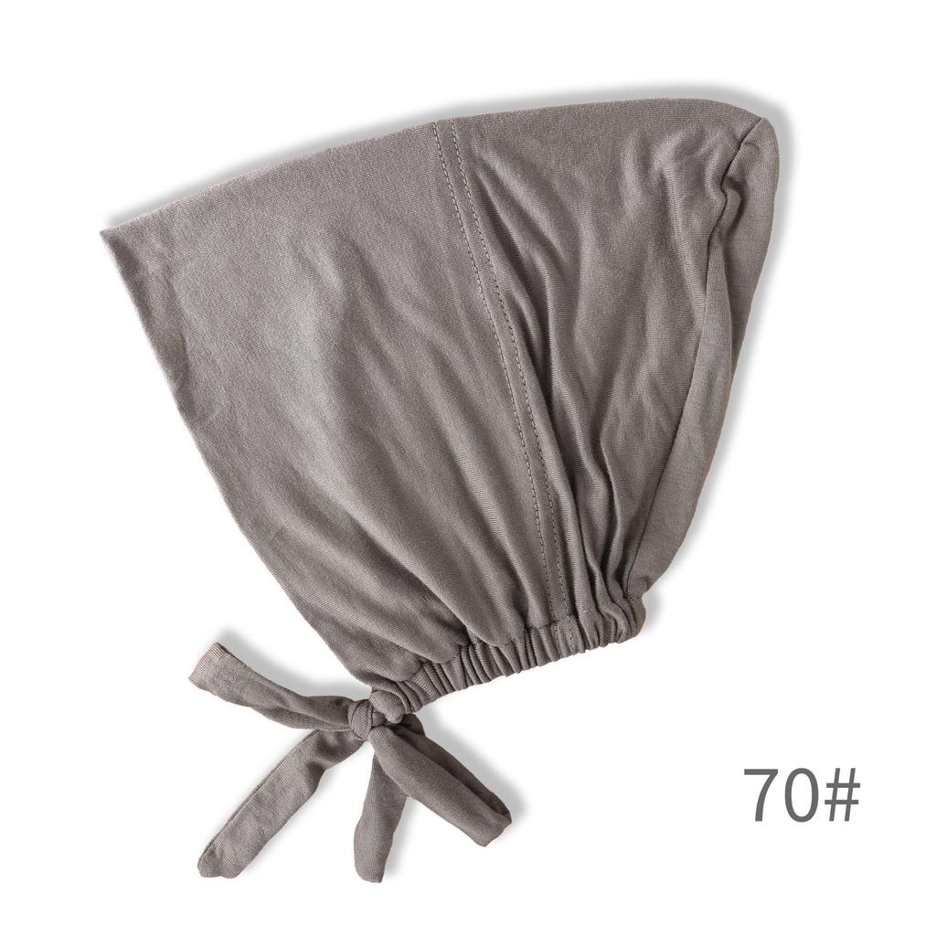 Premium Mercerized Cotton Adjustable Elastic Hair Cover Cap