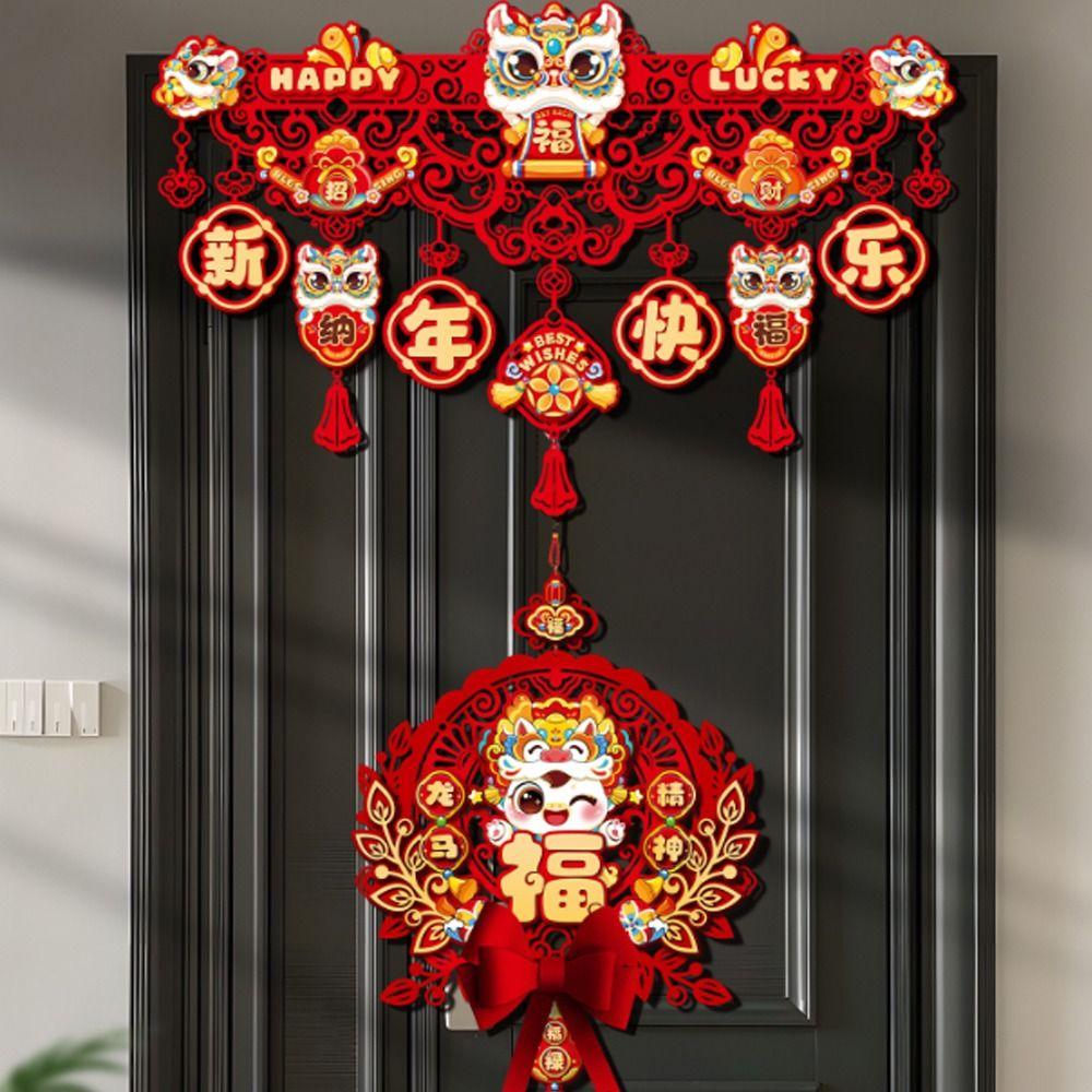 Good Luck Chinese Lucky Ornament Traditional Fu Character Pendant Home Window Decoration