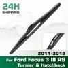 Rear Windshield Wipers Blades,Premium All-Season Wiper Blades Replacement For  Ford Focus 3 III RS Turnier & Hatchback 2011-2018