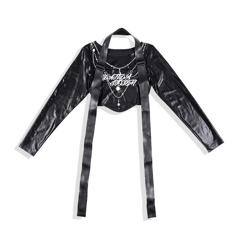 Completo da Danza Iridescente a Maniche Lunghe per Bambina