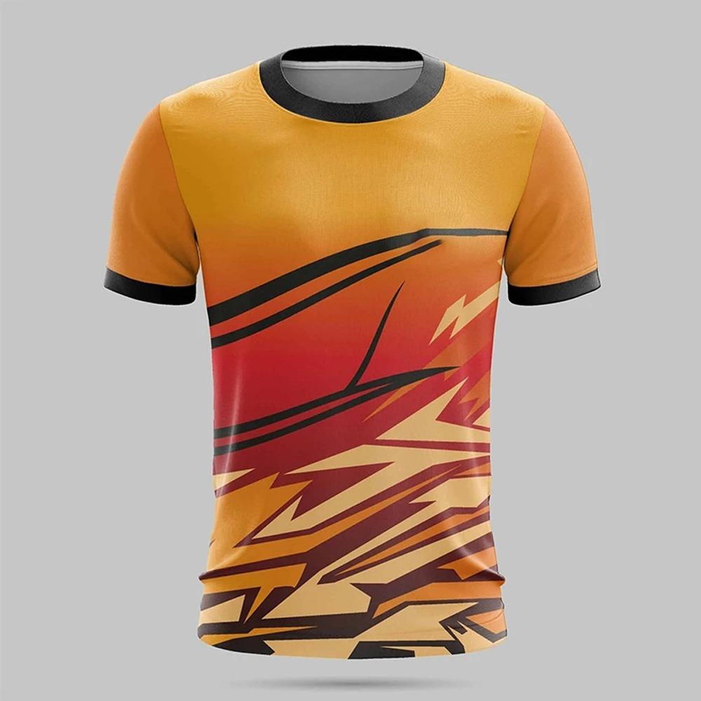 Adult fashion T-shirt outdoor extreme sports quick-drying gymnastics suit 3D printing breathable T-shirt women's shirt