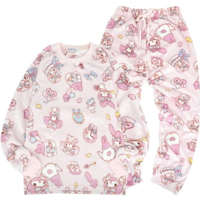 

Yoshida Yu My Melody Trainer Sweat Pants Fleece All-over Pattern Set-up Loungewear Homewear Pajamas Sanrio Characters