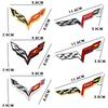 Car Emblem 3D Metal Sticker Body Decoration Badge For Chevrolet Cruze Sonic Silverado Corvette Camaro Captiva Suburban Equinox