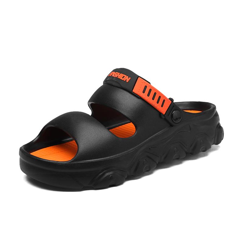 New Men's Sandals Big Size Thick-soled Lightweight Slippers Men's Fashionable Casual Sports Sandals Breathable Beach Shoes Men