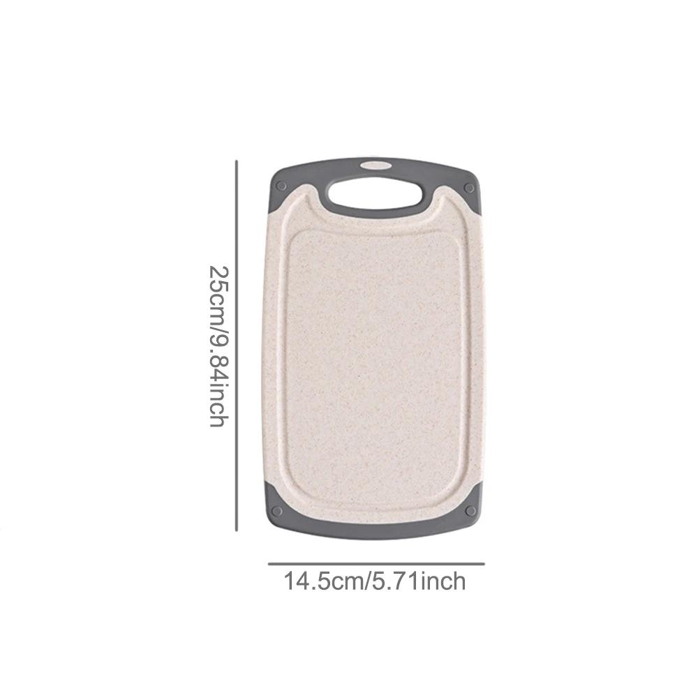 1/3 Stück Schneidebrett-Set Küchenschneidebrett Gemüse Fleisch Schneidebrett Schwerlast Schneidebrett Rechteckiges Hackbrett