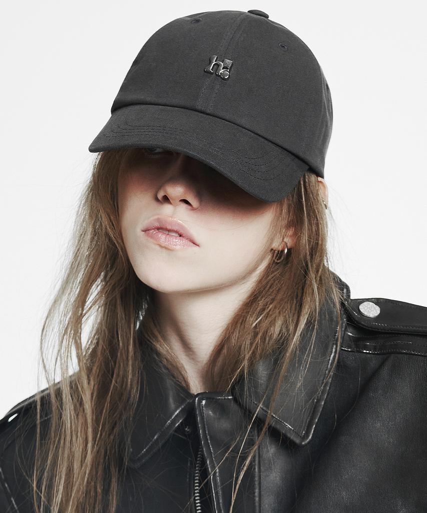 HOLYNUMBER7 Holy Symbol Small Logo Ball Cap_Charcoal