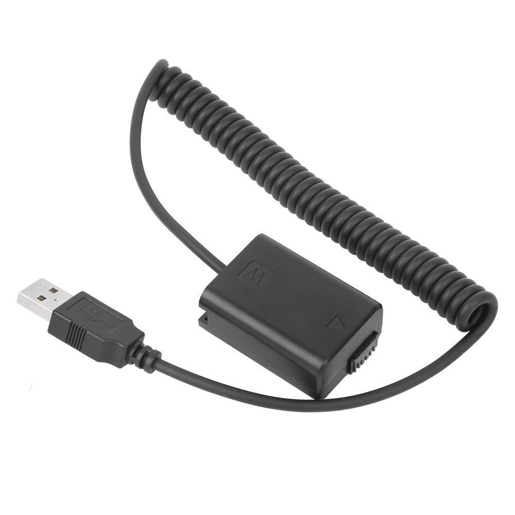 

USB к FW50 Полный декодер Муляж батареи Подходит для камеры Sony A7A7IIA7RA7SA7RII