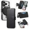 For iPhone 17 Pro Max 5G Luxury Case RFID Leather 360 Protect LENS Detachable 2IN1 Wallet Funda iPhone 17 Pro iPhone17 Air Cover