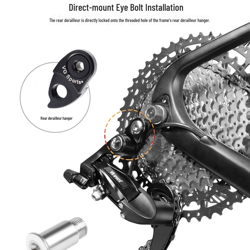 VG Sports Mountain Bike Shifter and Derailleur Set: 8-11 Speed, Aluminum Alloy Body.