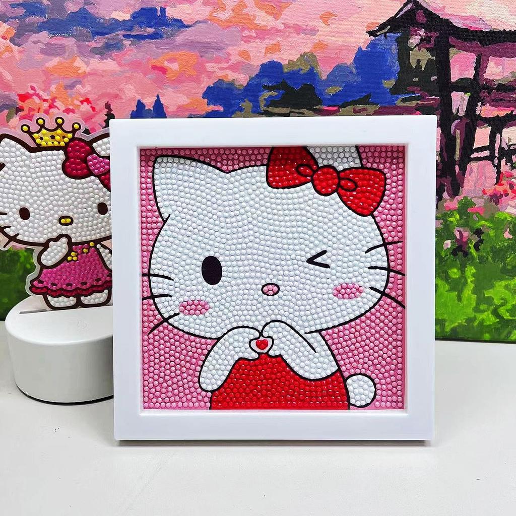 Free Shipping/Cartoon Diamond Painting Children'S Gift Handmade Cross Stitch Framed Diy Bedroom Sticker