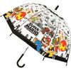 Planning Vinyl Nintendo Super Rib Length 32483 J's Umbrella, Mario, Black, 55cm,