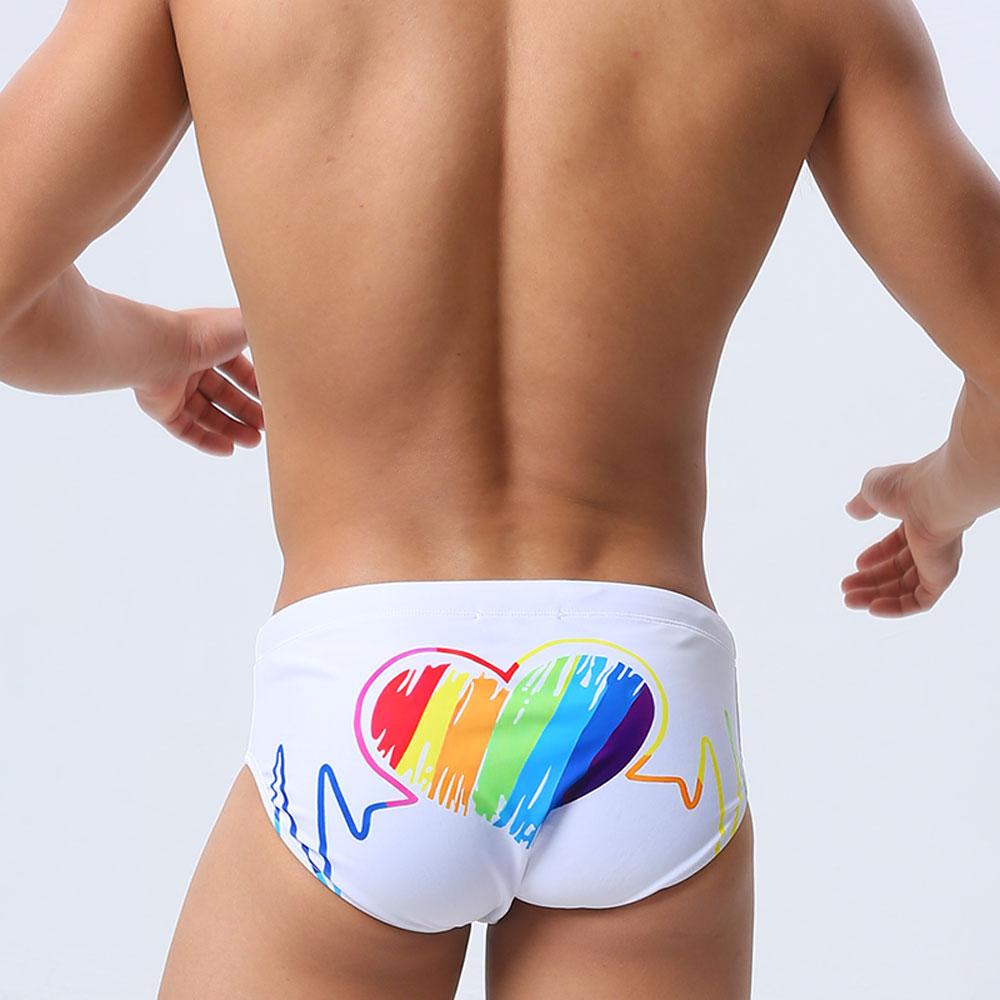 Men's  Fashion Sexy Swim Brief Sexy Brand Swimsuit for Men Surfing Swimwear Beach Shorts
